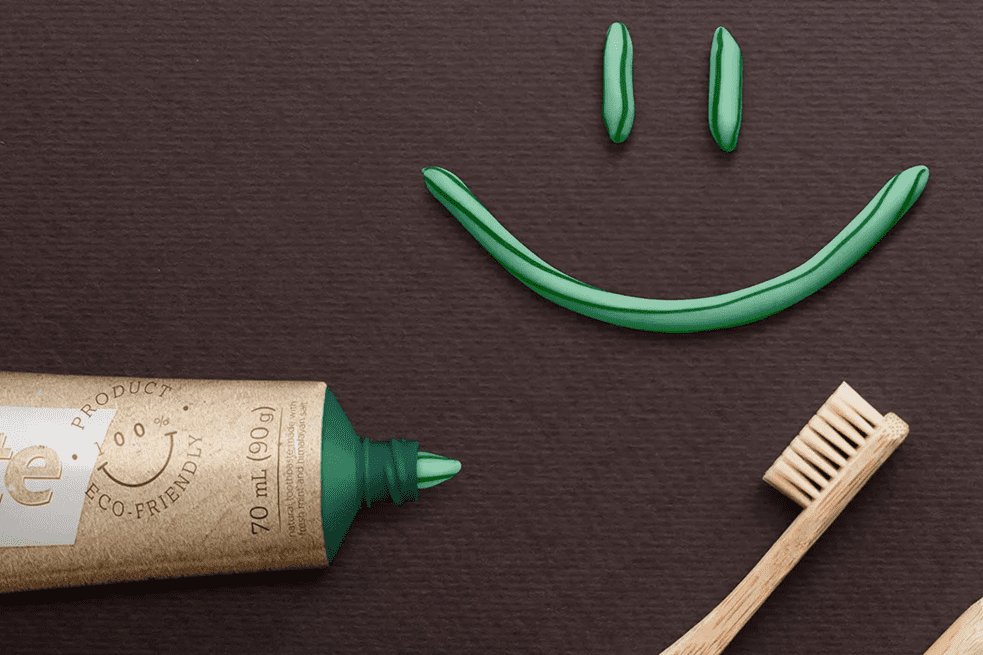 Eco-friendly packaging design - sustainable toothpaste packaging 1