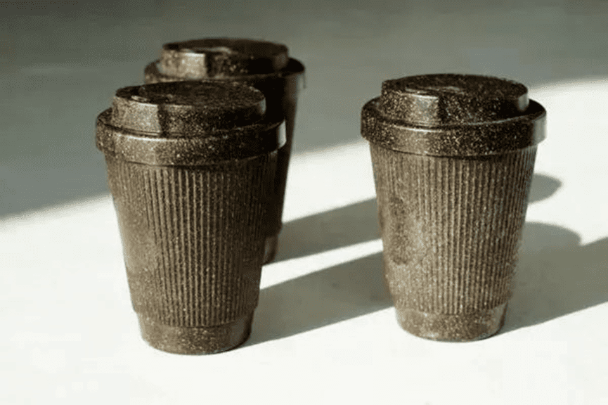 Eco-friendly packaging design - ground coffee cup