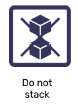 international packaging symbols - do not stack