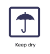 international packaging symbols - keep dry