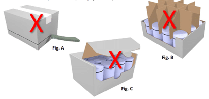 PDQ display-ready packaging tray specifications
